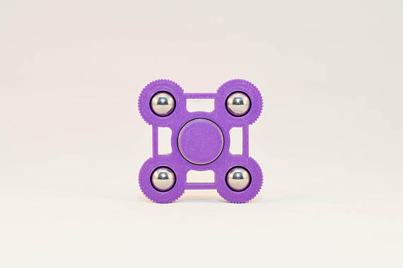 Diamond Quad Fidget Spinner | 3d print model