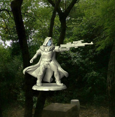 Space cultist assassin, sniper and knife versions | 3d print model