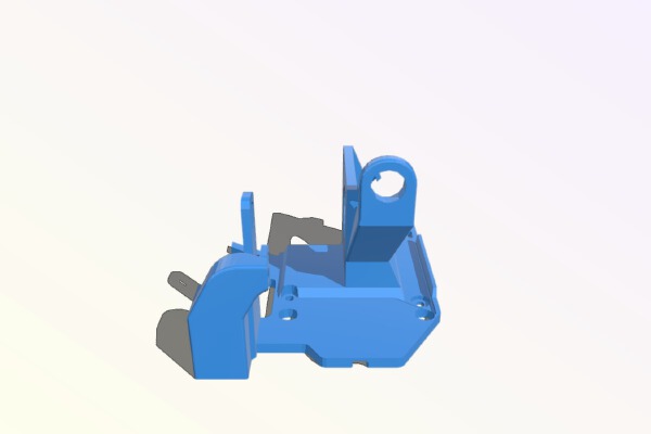 P3 steel direct drive with E3D Titan extruder | 3d print model
