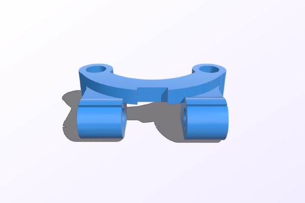 TBS Source One_Two Immortal Antenna Mount | 3d print model