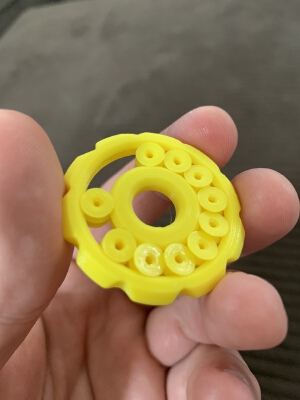 Fully Printable Bearing_Hubless Wheel V3 | 3d print model