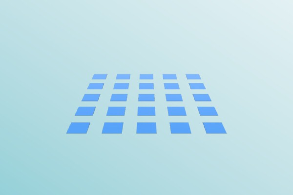 Bed Leveling - 25 Squares | 3d print model