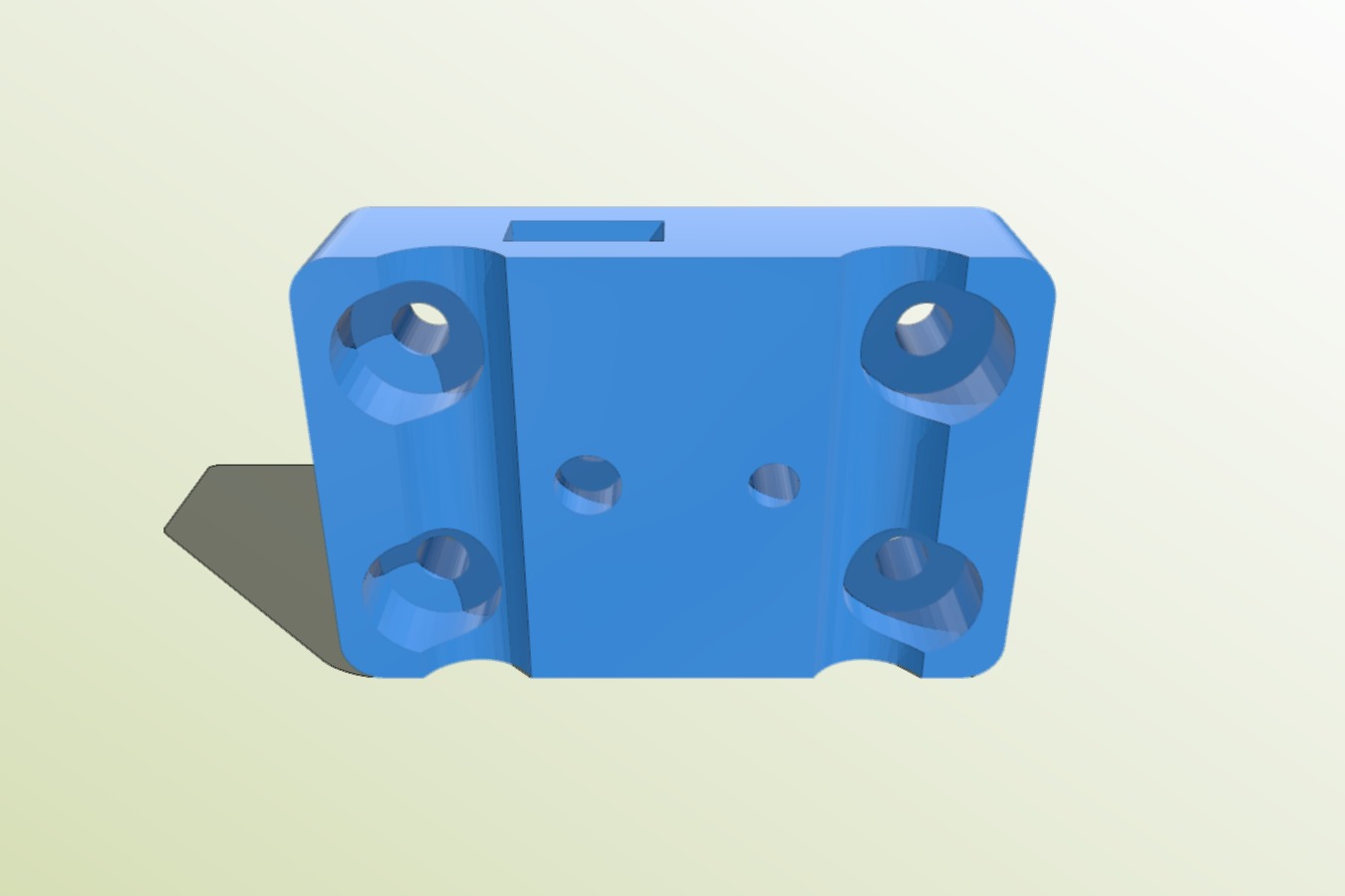 Alu-Extruder Bowden Rail Mount