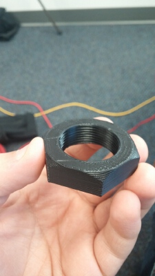 FlashForge Creator Pro Spool Holder Nut Replacement | 3d print model