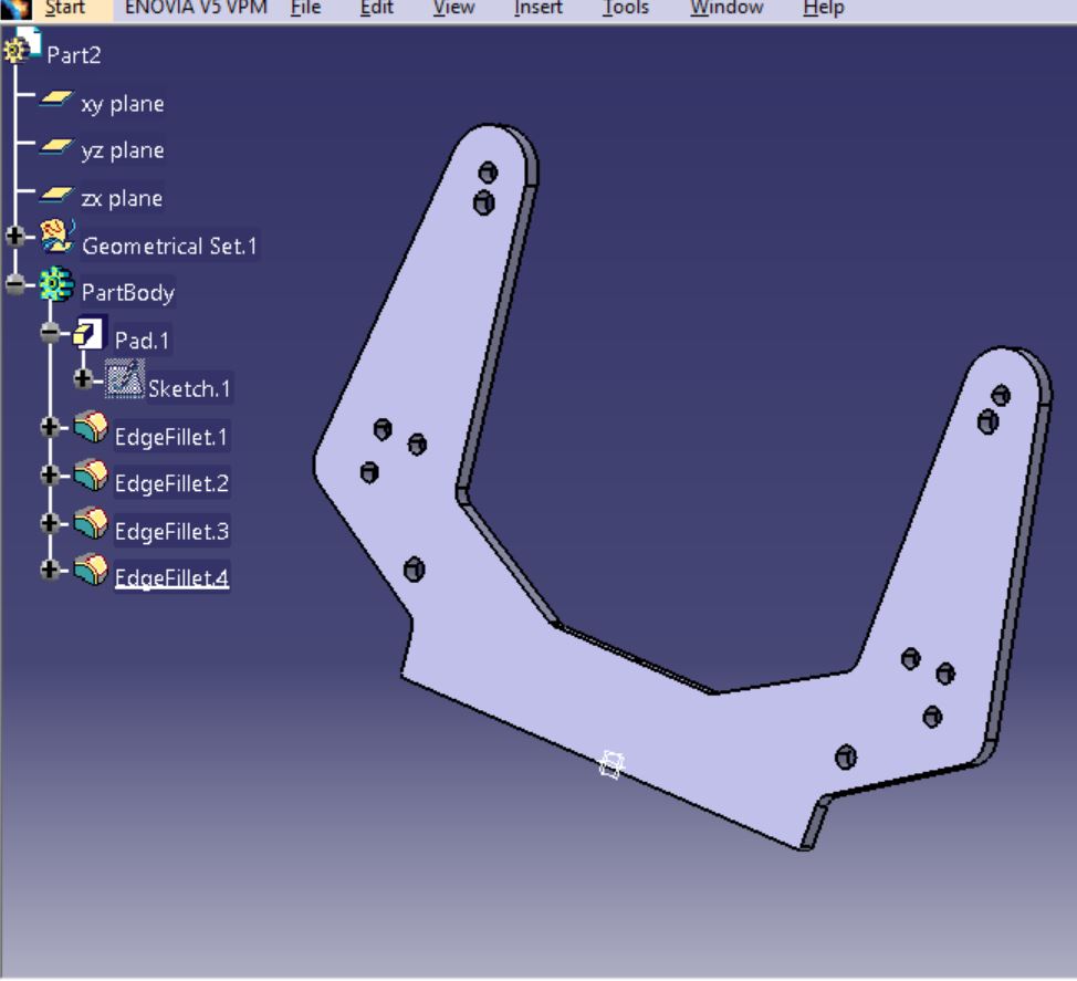 RC10 Front Shock Tower