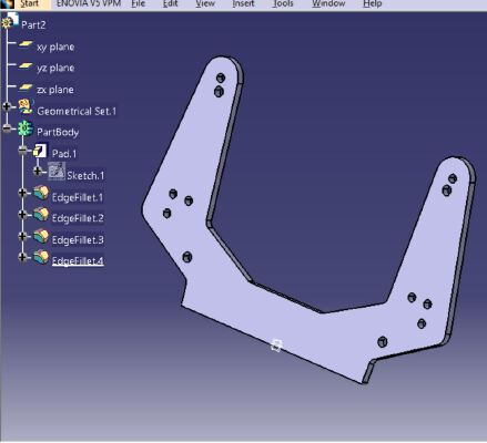 RC10 Front Shock Tower | 3d print model