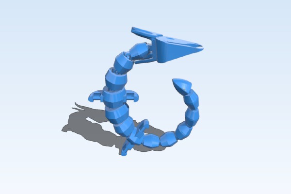 Articulated Serpentine Dragon | 3d print model