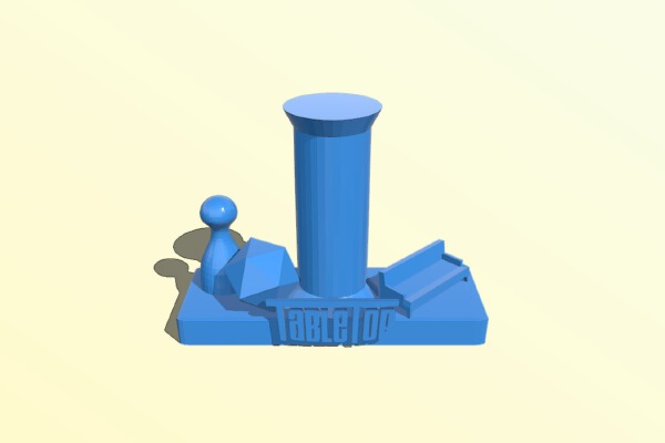 Tabletop Losing Trophy | 3d print model
