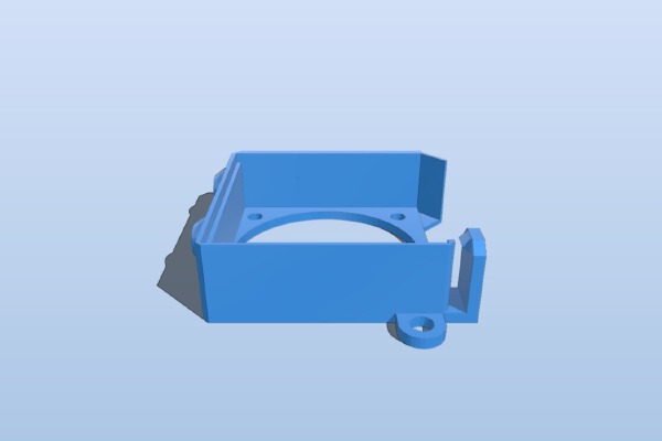 RepRapPro Ormerod dual fan duct | 3d print model