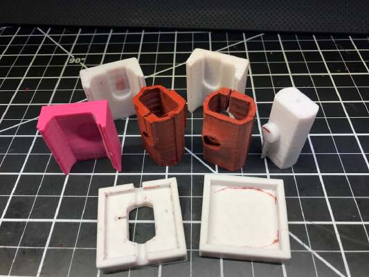 Reusable mold for silicone boot for Wanhao D6 hotend | 3d print model