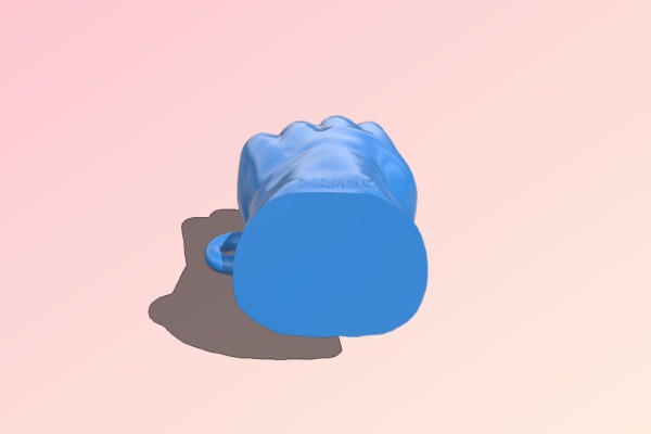 Hulk Fist Keychain | 3d print model
