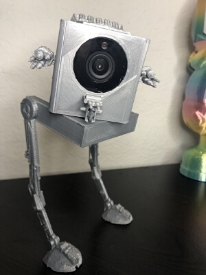 AT-ST Wyze Cam Stand with Cover V2 | 3d print model