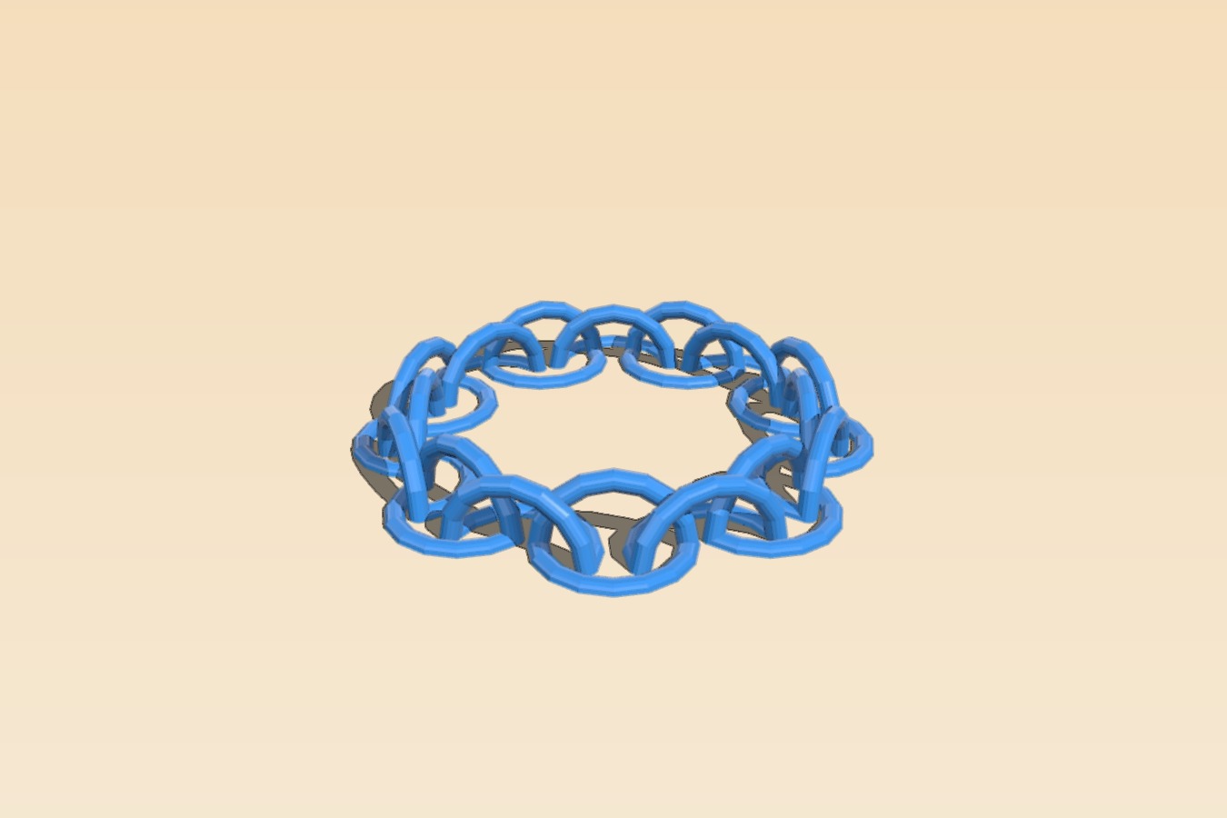 Customizable Half Circle Chain Bracelet