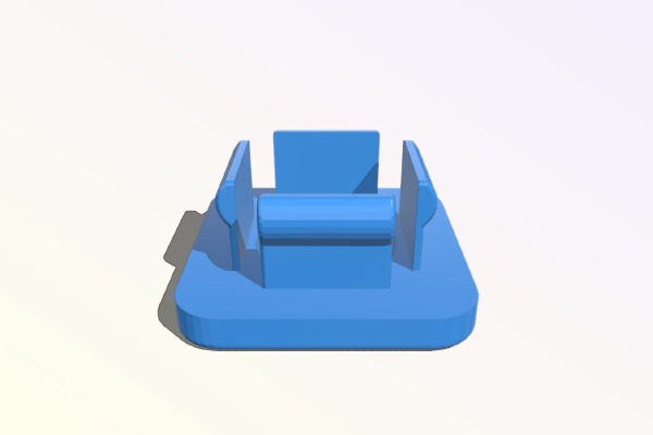 Makerbot Button Holder | 3d print model