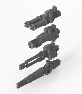 Close Mech Support Arms | 3d print model