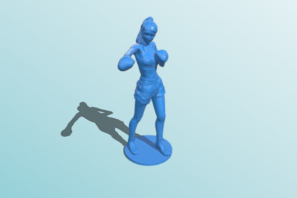 Women boxer | 3d print model