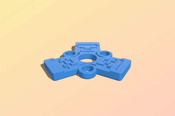 Minecraft Steve Fidget Spinner - Wingnut2k | 3d print model