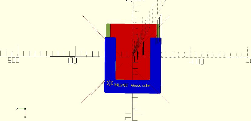 Walmart TC 70 _ MC 40 Holster with gun or not , and a cutter _pen holster | 3d print model