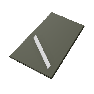Bundeswehr Dienstgradabzeichen Heer Schulterklappe oliv | Rank insignia of the german army for field dress | 3d print model