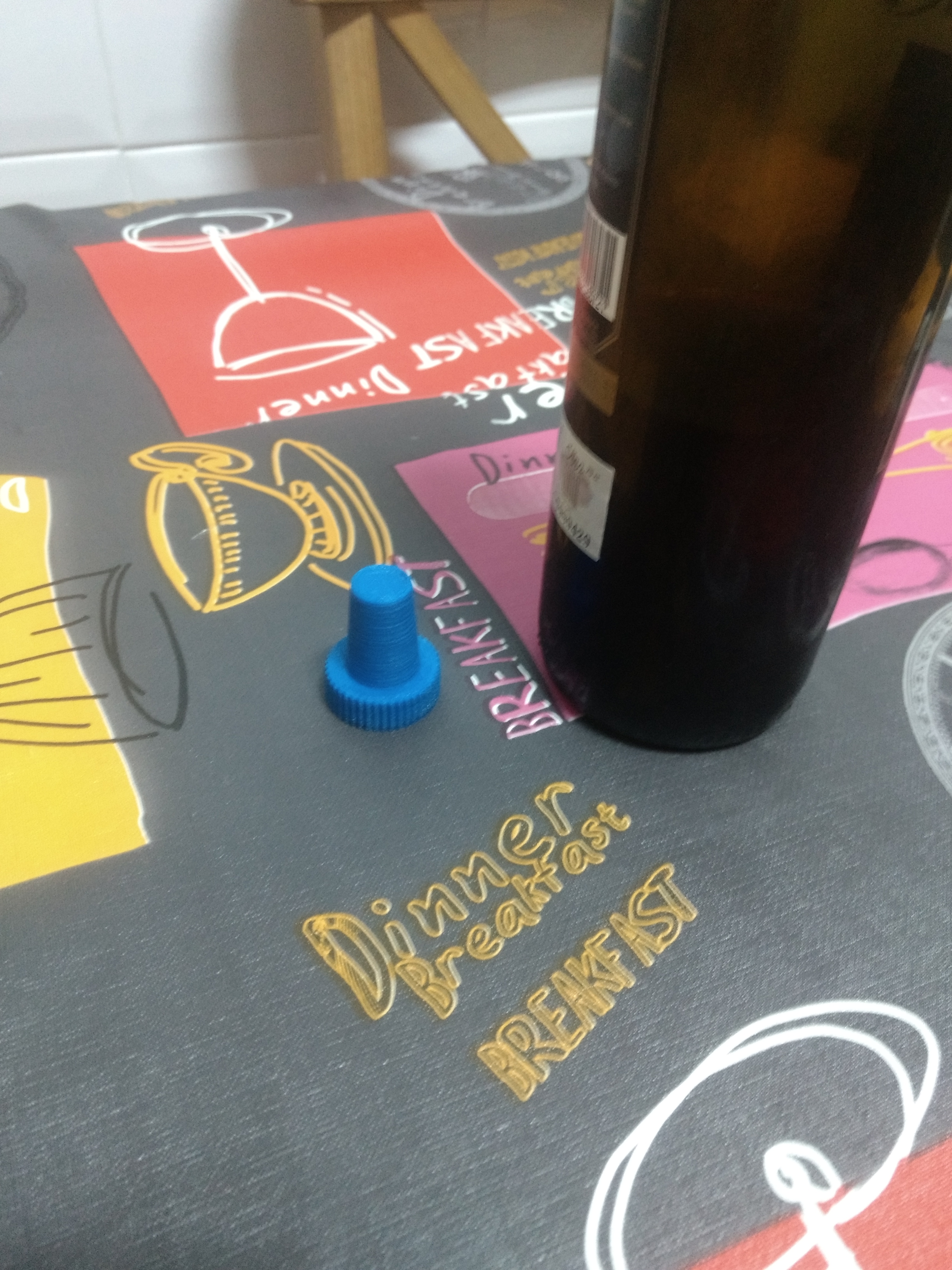 Tapon para botella de vino
