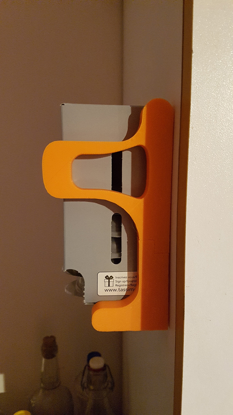 Tassimo Box Holder with aluminium part