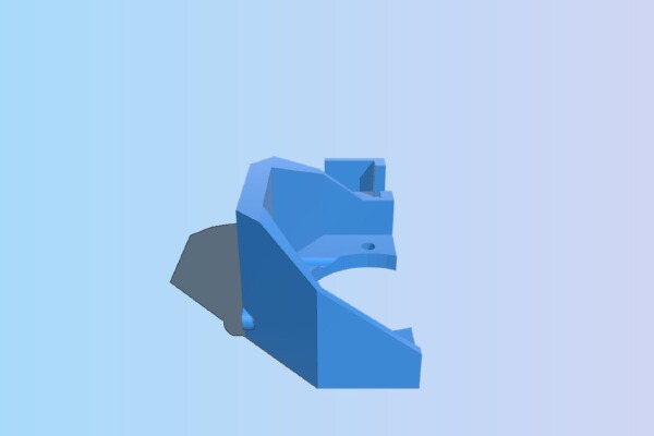 Graber i3 servo support for Greg´s bed auto leveling | 3d print model