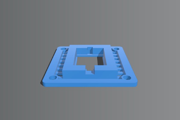40mm x 40mm Axial Fan to 5015 Blower Fan Adapter | 3d print model