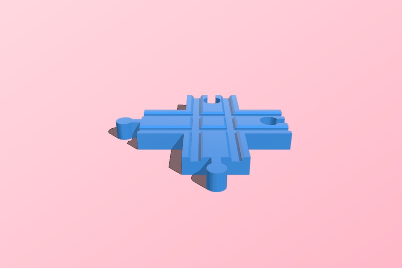 Train Track Cross Joint