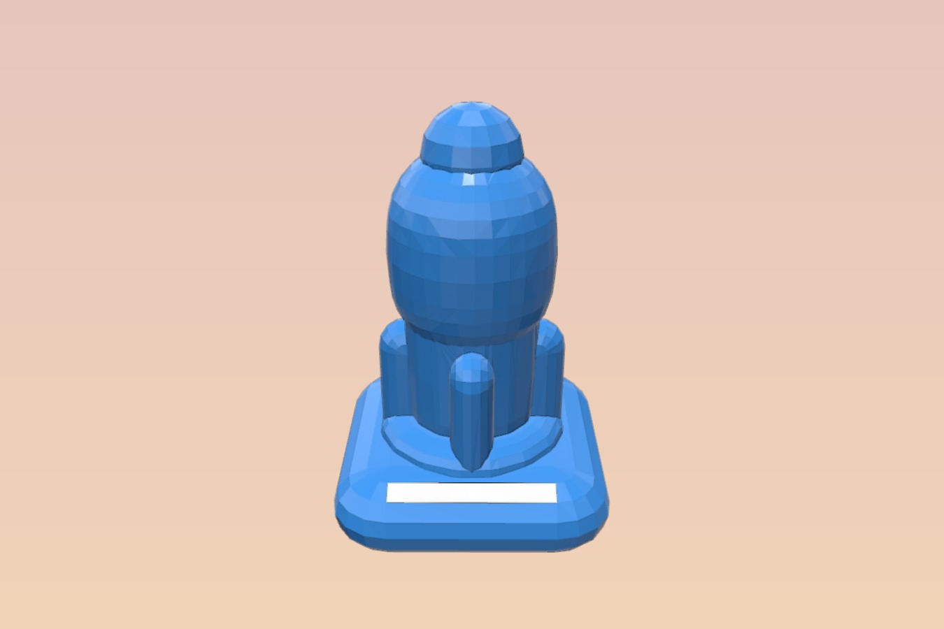 Chess Space Ship Pawn