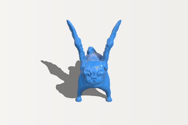 Winged Pug | 3d print model
