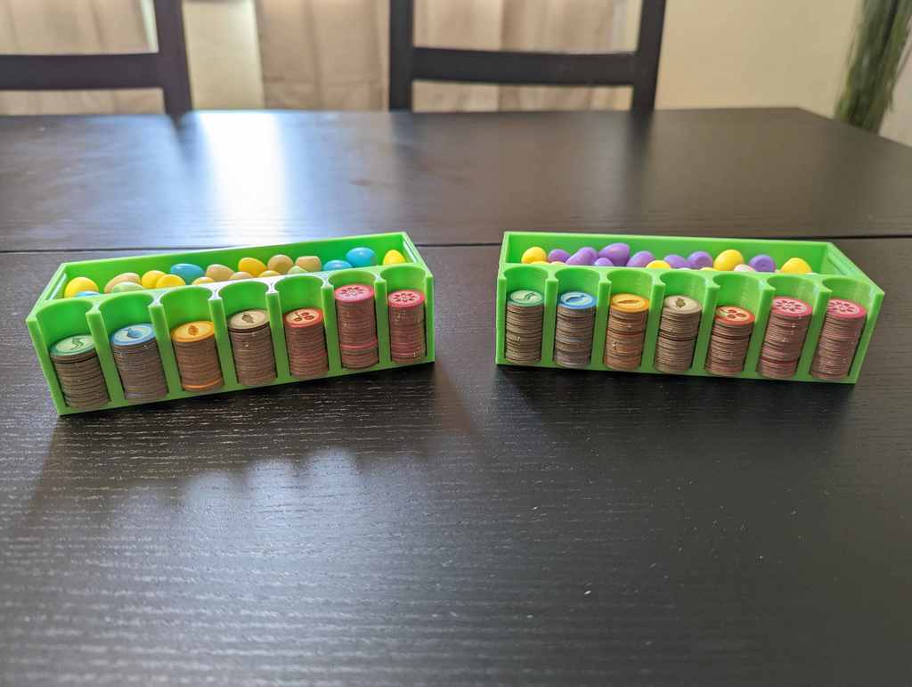 Wingspan Eggs and Food Organizer