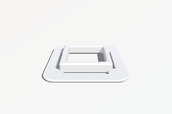 Gopro Hero4 _ Hero3 universal light ring _ diffuser _ support | 3d print model