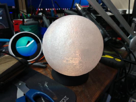 Moon Lamp - Alexa Controlled Particle Photon | 3d print model