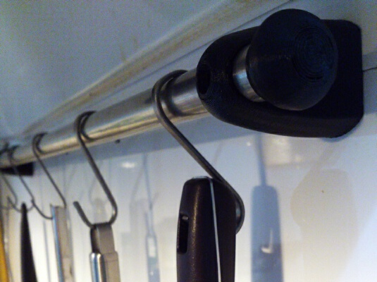 Kitchenware_Curtain Rod Holder | 3d print model