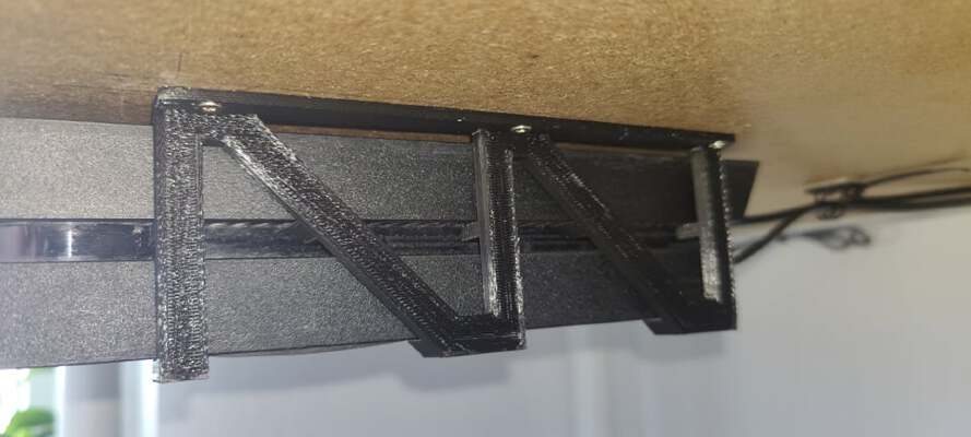 PS4 Bottom Table Mount | 3d print model