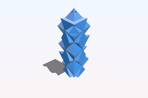 Triple Pyramidal Birdhouse | 3d print model