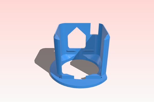Fan Duct For Use PLA Printing with an UP! Plus Or Afinia Printer | 3d print model