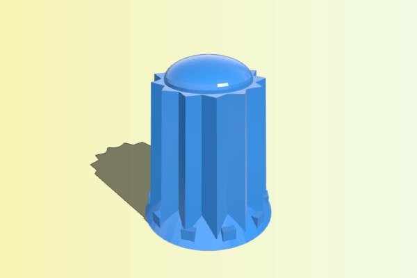 mchf small knob | 3d print model