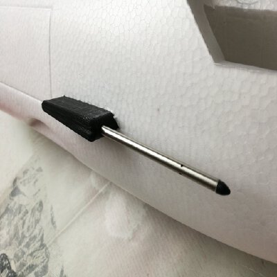Pitot tube holder (Air speed sensor) from Matek | 3d print model