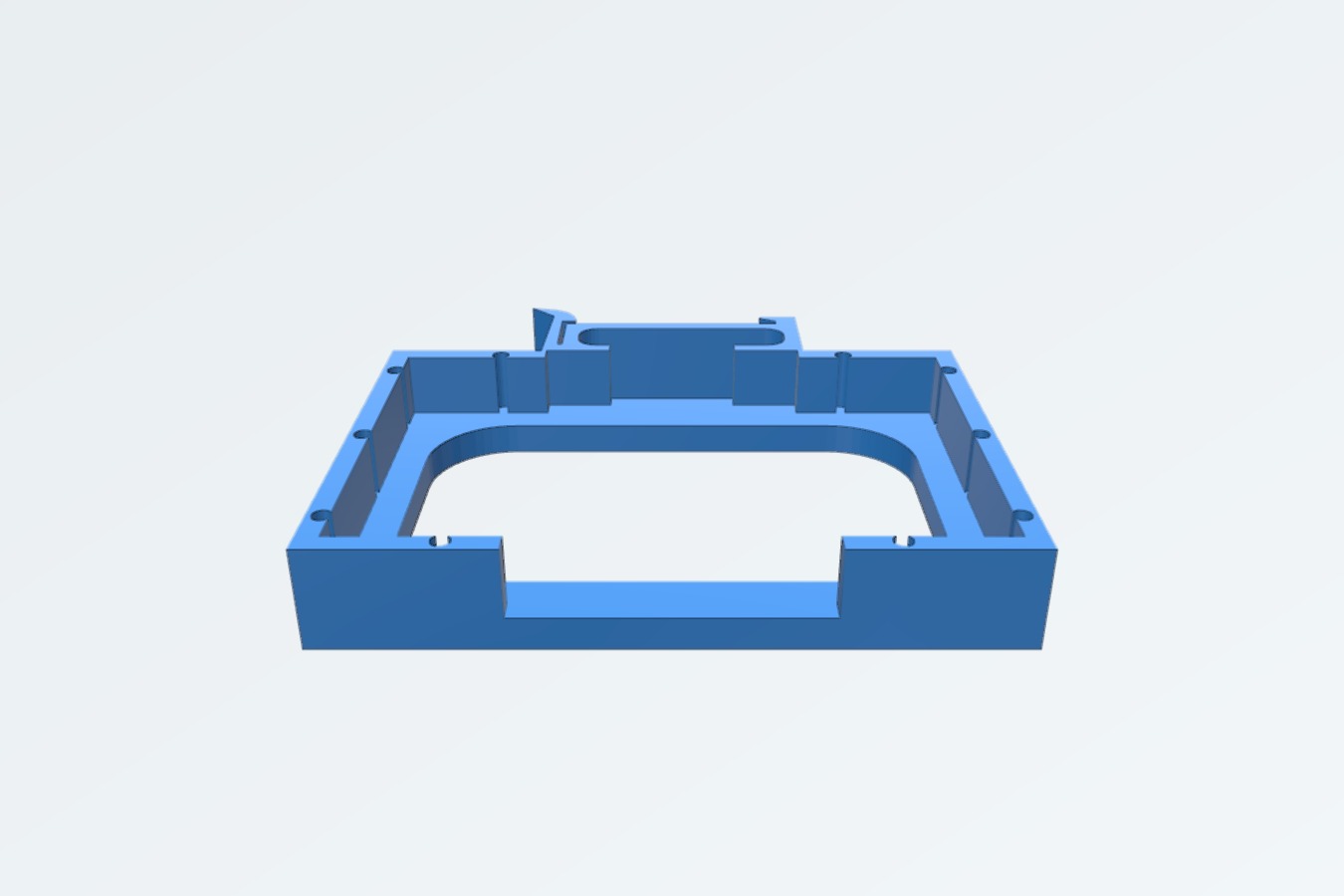 DIN Edge Mount for 1_2 Height Breadboard