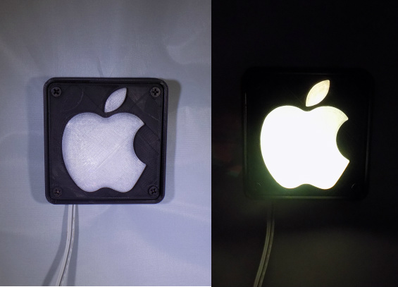 Apple Logo LED Nightlight_Lamp