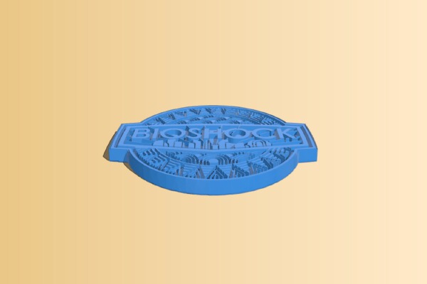 BioShock Logo | 3d print model