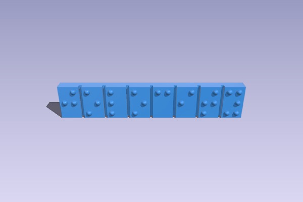 Braille Generator_Parametric | 3d print model
