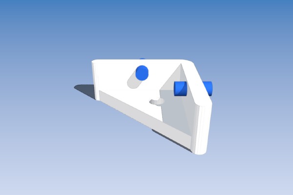 Another Glass Heated Bed Holder for Anet A6&A8 | 3d print model