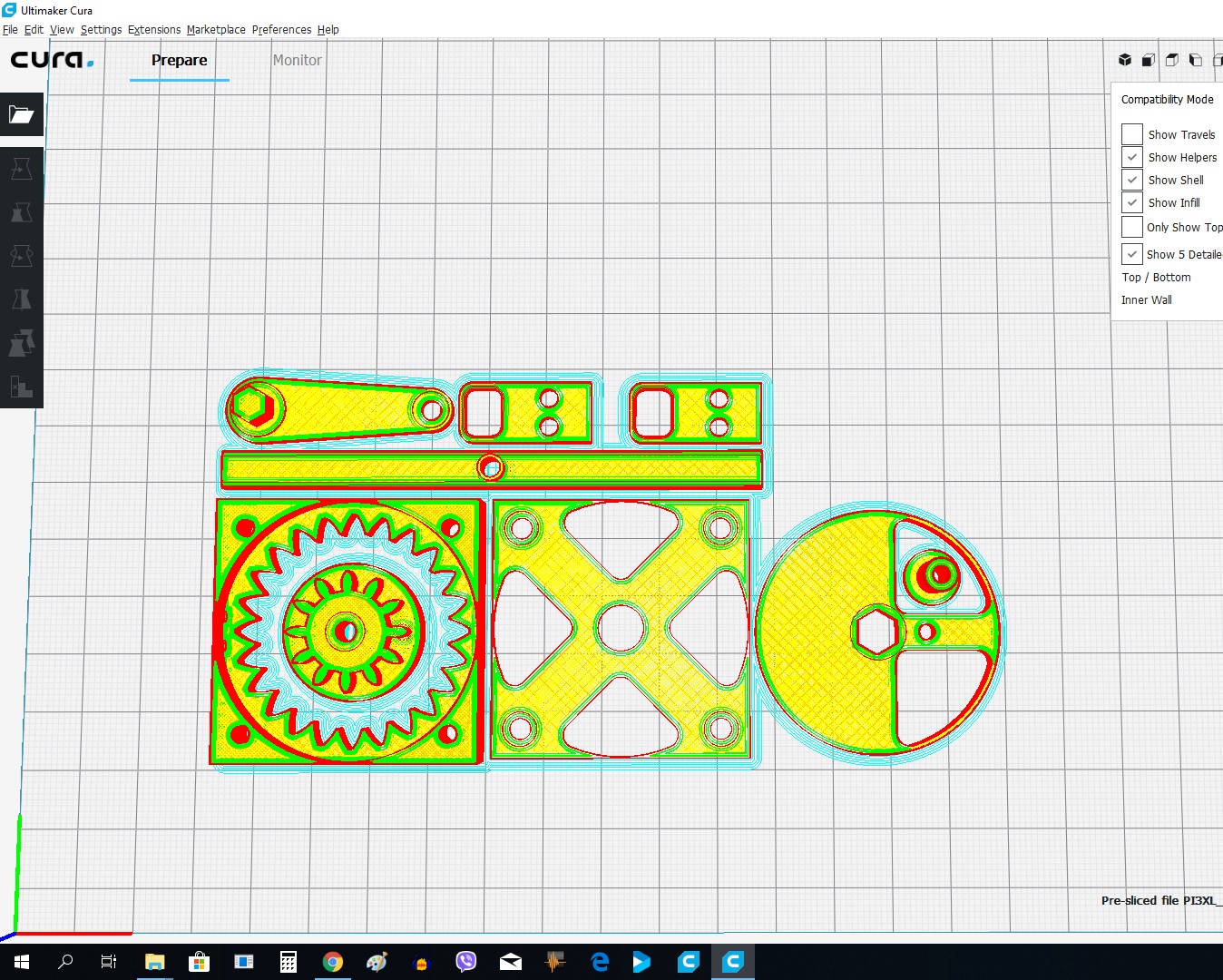 Rotary to linear drive gearbox