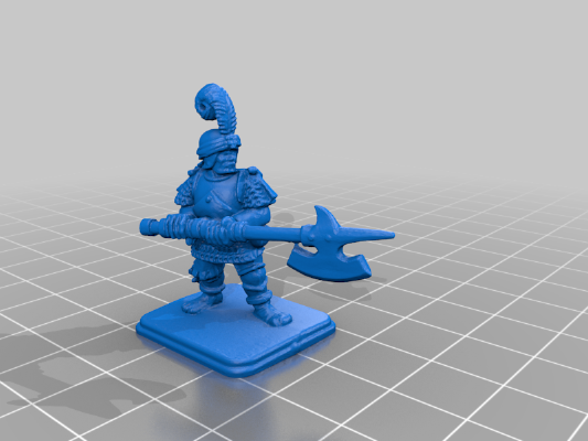 HeroQuest - Wizards of morcar - Men-at-arms | 3d print model