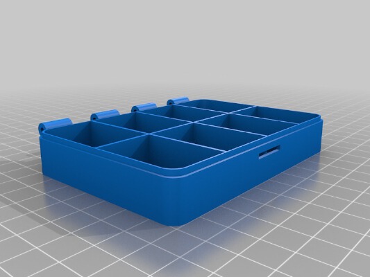 My Customized hinged box V2 | 3d print model