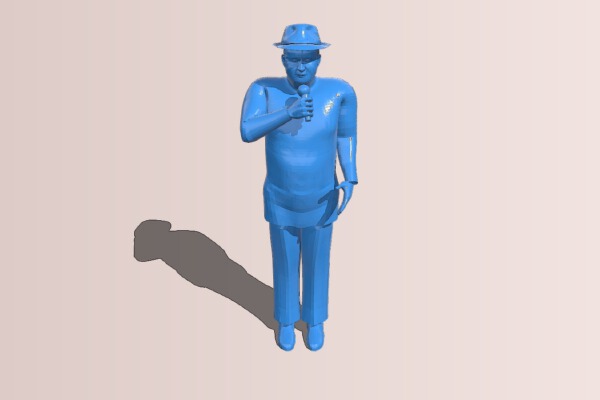 Singer male HQ | 3d print model