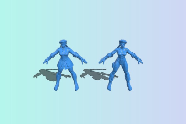 Camy - street fighter - xm | 3d print model