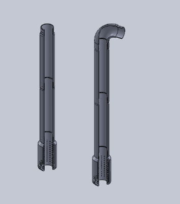 Water pump driven by air | 3d print model